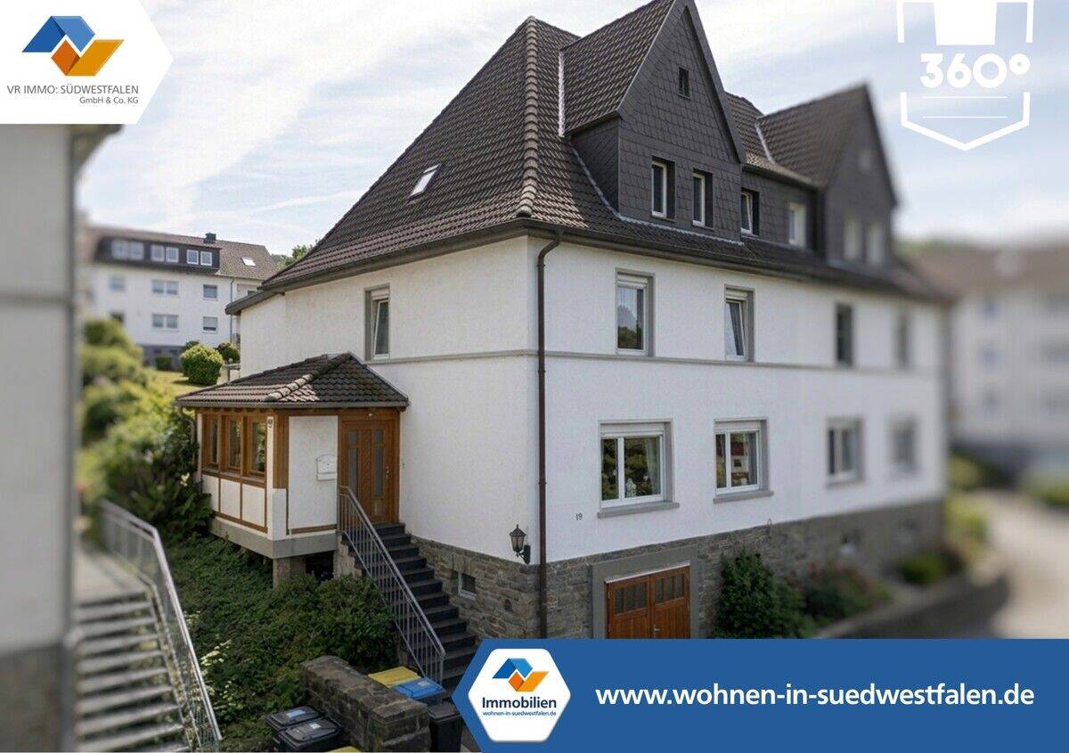 VR IMMO: Charmante Doppelhaushälfte mit viel Platz für die ganze Familie., 58791 Werdohl