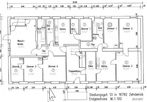 3-Raum-Wohnung zu vermieten, 16792 Zehdenick