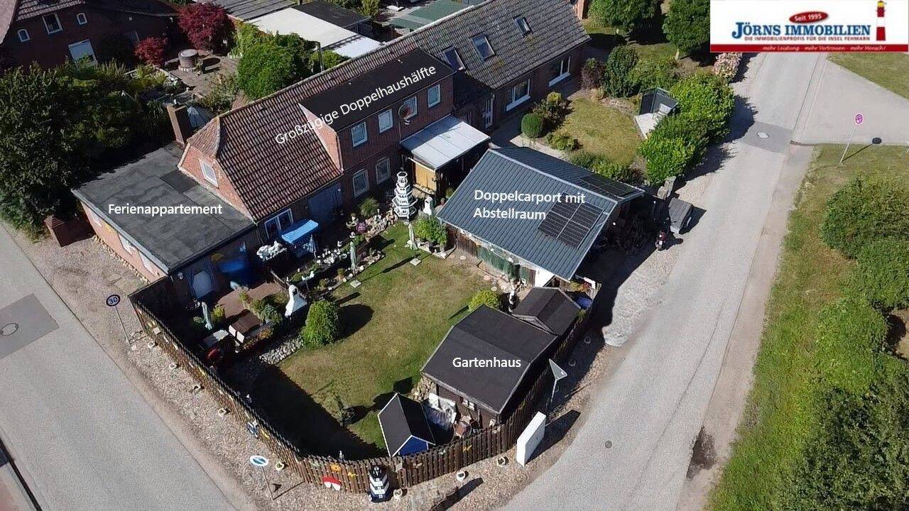 KECK ÜBER ECK! Doppelhaushälfte und Ferienwohnung in Bisdorf., 23769 Fehmarn