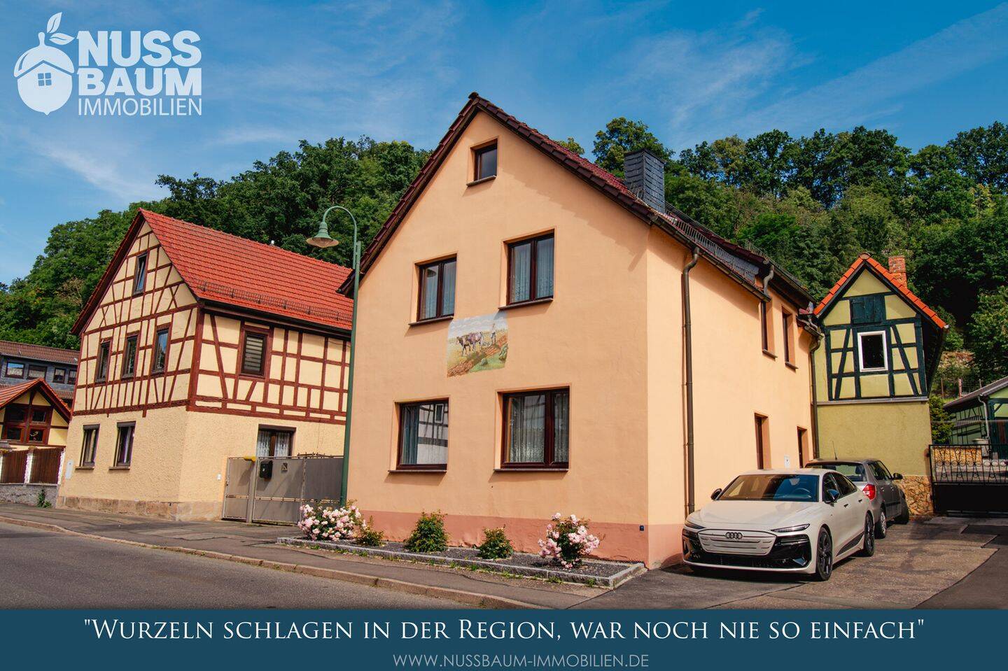 Außergewöhnliches Hofensemble mit Garten, Garage und Scheune, 7407 Rudolstadt