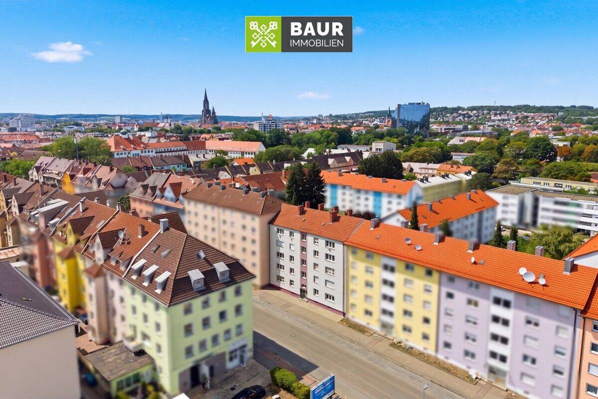 Vermietete 3-Zimmerwohnung in zentraler Lage von Neu-Ulm mit 5% Bruttorendite, 89231 Neu-Ulm