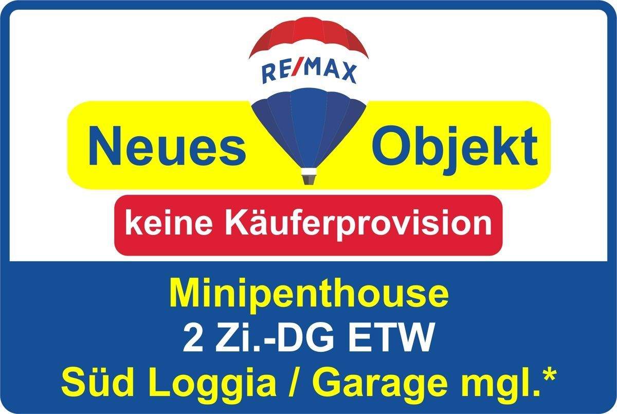 Keine Käuferprovision! 2 Zi.-DG ETW „Penthouse-Feeling m. Weitblick! Kaufen Sie ab € 425,- mtl.*, 63839 Kleinwallstadt