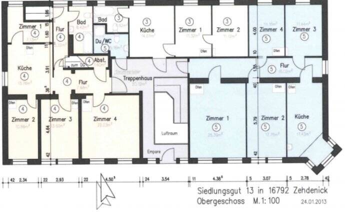 6-Raum-Wohnung zu vermieten/auch Unterbringung Mitarbeiter, 16792 Zehdenick