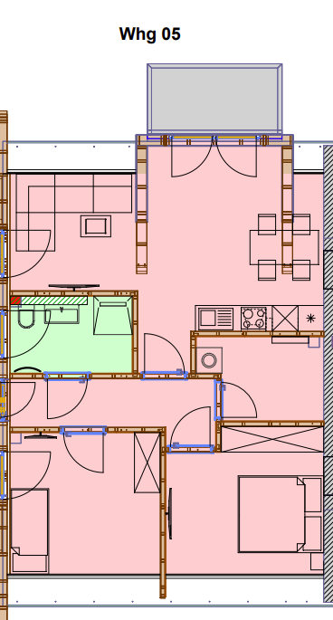 Husum – Moderne 3 Zimmer Neubauwohnung 1. Obergeschoss, 25813 Husum