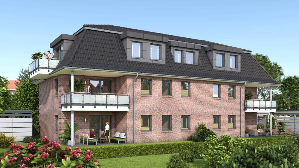 Exklusive Neubau-Eigentumswohnung (1. Obergeschoss) mit Balkon im Zentrum von Bad Zwischenahn, 26160 Bad Zwischenahn