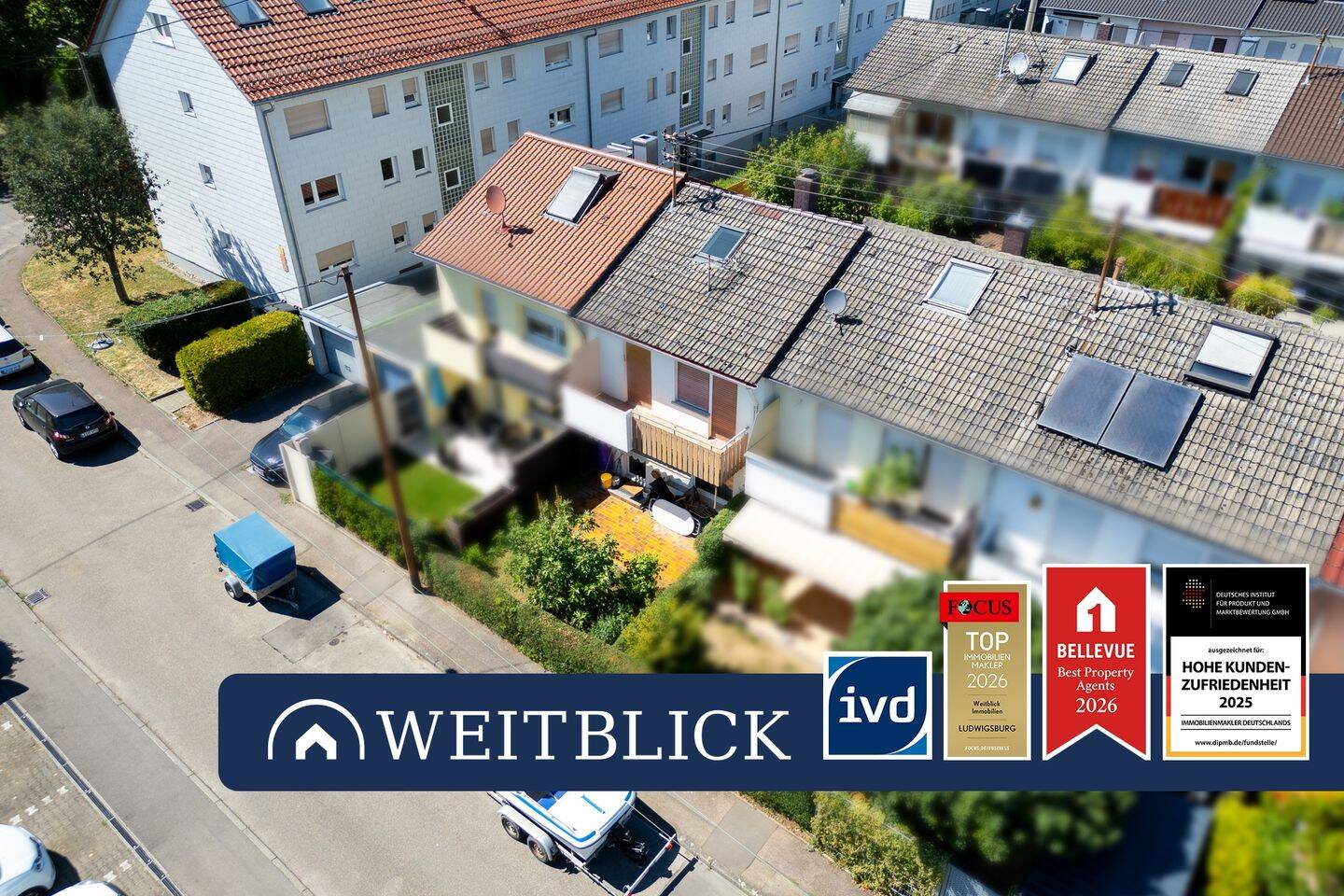 WEITBLICK: Reihenhaus in Bestlage!, 71640 Ludwigsburg