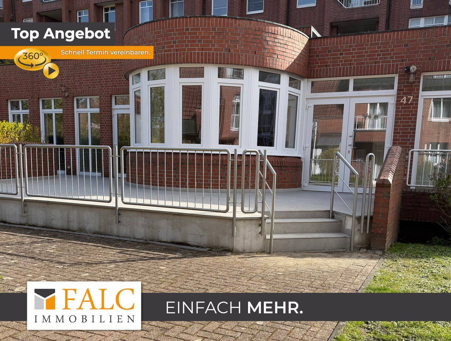 Exklusives Wohnen auf einer Ebene – 6 Zimmer, ca. 220 m², Balkon & TG-Stellplatz möglich, 46282 Dorsten