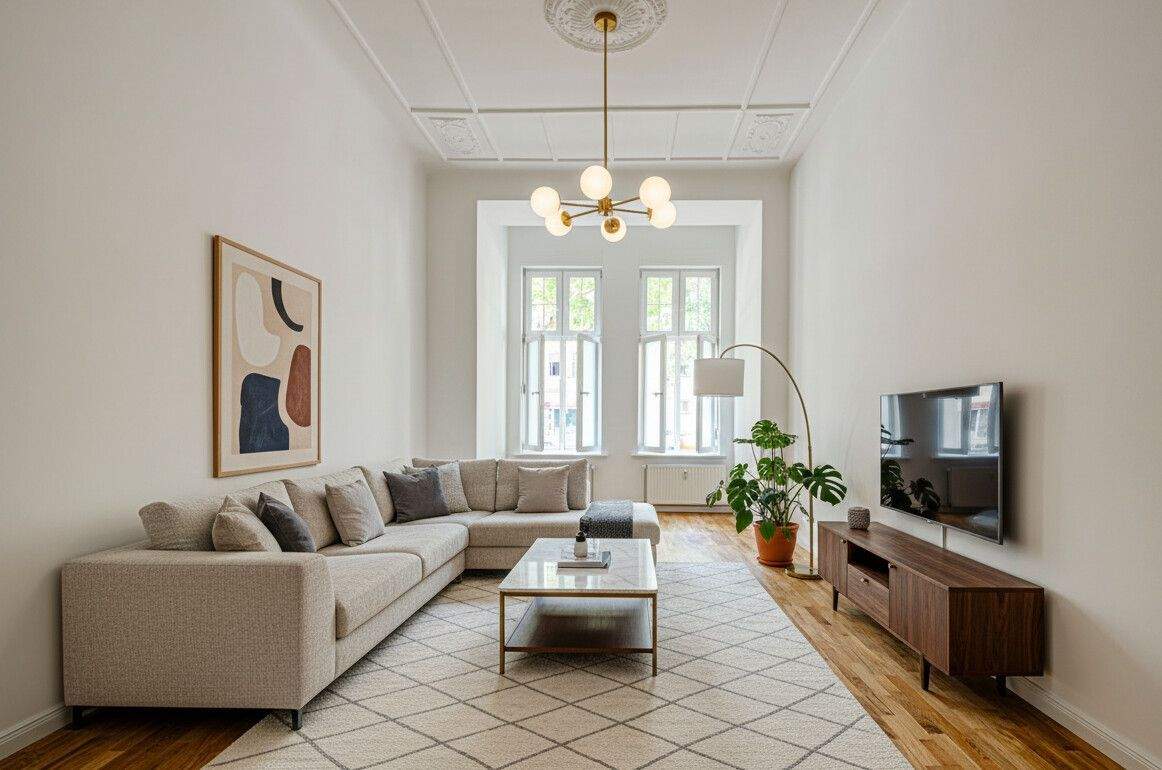 Gemütliche Gründerzeit-Wohnung am Mierendorffplatz: mit Wannenbad, bezugsfrei & provisionsfrei, 10589 Berlin (Charlottenburg-Wilmersdorf Charlottenburg Kolonie Gerickes Hof)