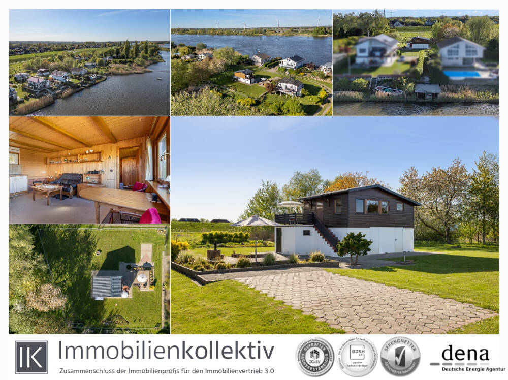 ETWAS GANZ BESONDERES ! TOP GEPFLEGT IN DIREKTER ELBLAGE (ZWEITE WASSERLINIE!) MIT PRIVATEM STEG !!!, 21217 Seevetal