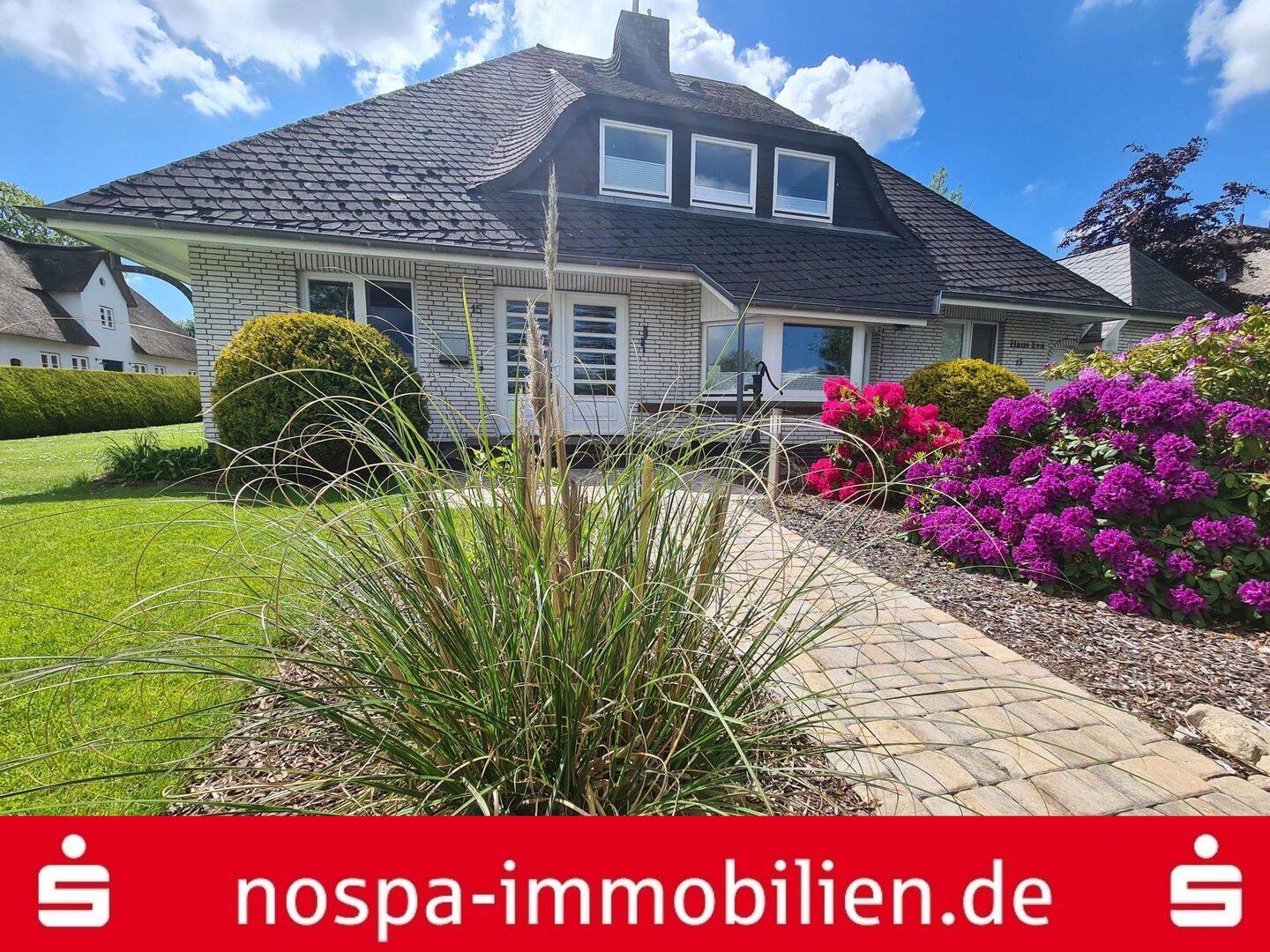 Gepflegtes Einfamilienhaus mit genehmigter Ferienwohnung, 5 Bädern, 2 Terrassen und Saunabereich, 25938 Alkersum