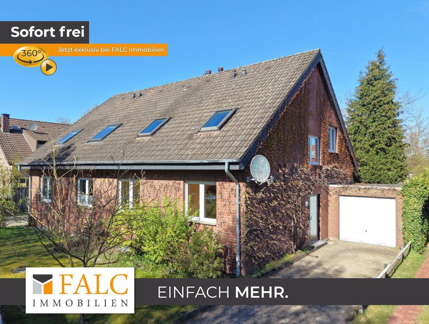Nottuln nähe Münster – 5-Zimmer Doppelhaushälfte mit Garage, Garten und Keller, 48301 Nottuln