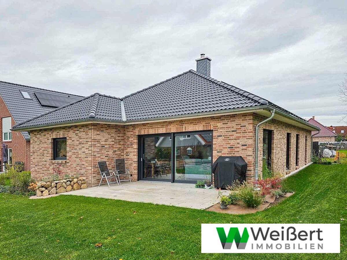 Ebenerdig wohnen mit geschützter Terrasse  Niedrigenergiehaus EH40 – Neubauprojekt in Wacken, 25596 Bokelrehm