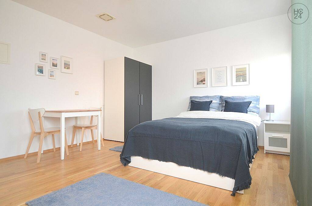 Modern möbliertes 1-Zimmer-Apartment mit WLAN in Nürnberg/ Zerzabelshof, 90478 Nürnberg (Dutzendteich Gleißhammer Glockenhof Sankt Peter Zerzabelshof)