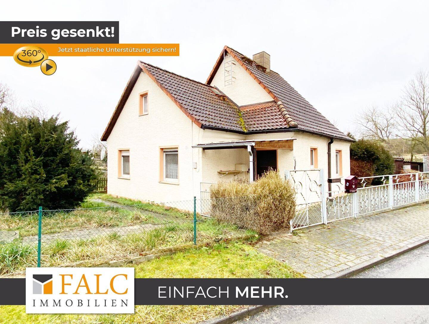 Kompaktes Haus Nähe Naumburg und Osterfeld mit viel Garten und Natur rundum – KfW55-Standard möglich, 6618 Mertendorf