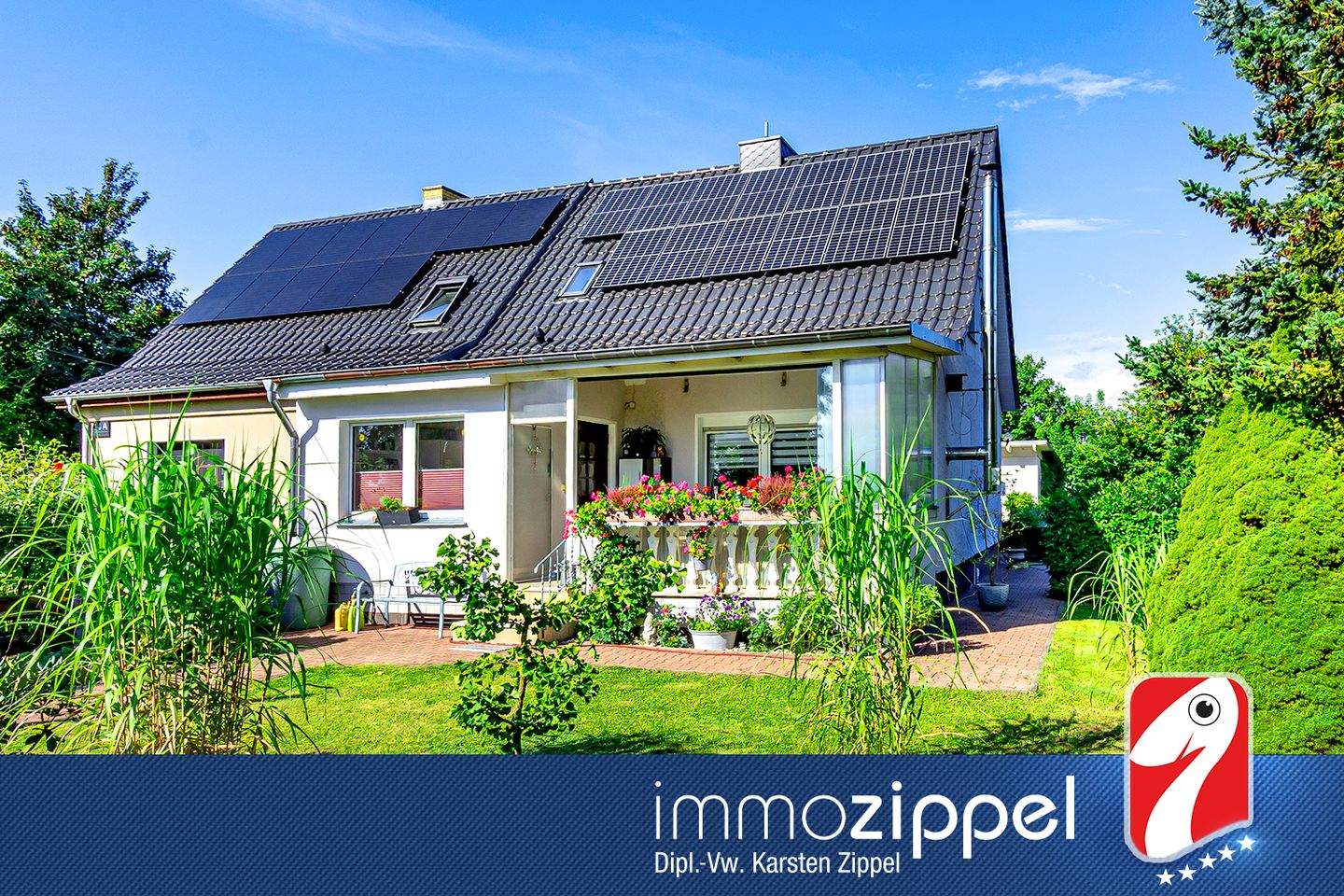 Wohnen wo andere Urlaub machen: DHH, 5 Zi, 103m² Wfl, ausgebautes Gartenhaus, PV-Anlage, 1200m² Grst, 15345 Altlandsberg