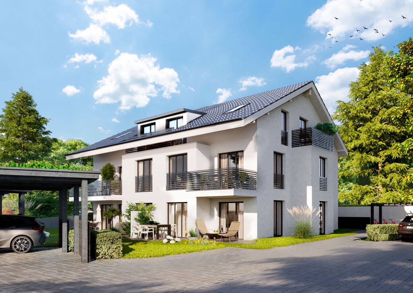 Neubau in Pöring – Moderne 1,5-Zimmer-Wohnungen in ruhiger Lage, 85604 Zorneding