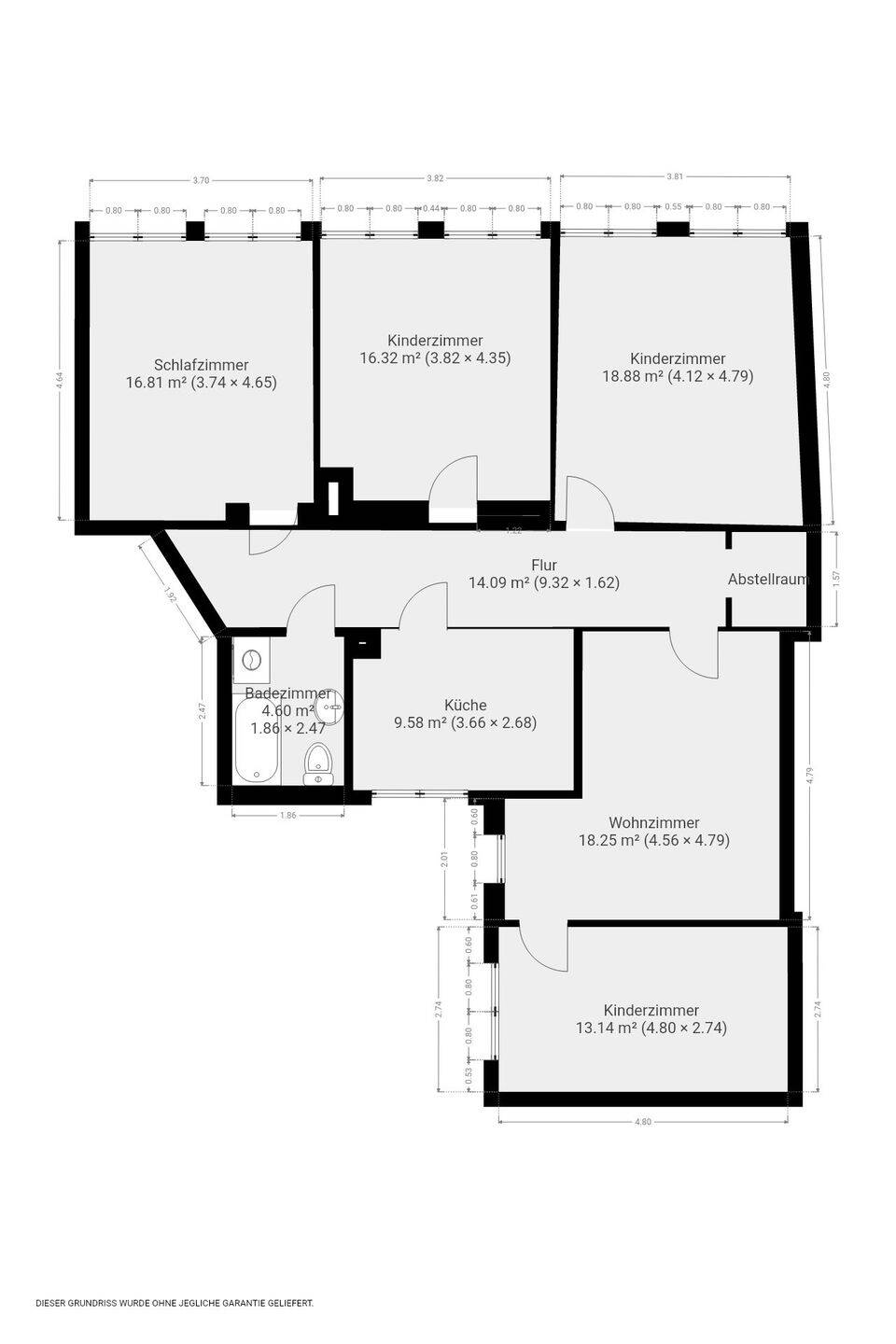 5-Raum DG-Wohnung der Innenstadt, 8056 Zwickau