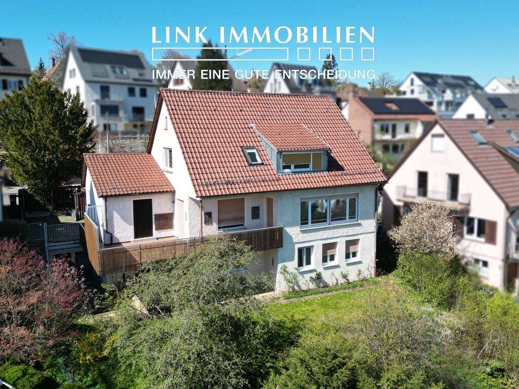 S-Sillenbuch: Sanierungsbedürftiges Einfamilienhaus mit Einliegerwohnung und Weitblick, 70619 Stuttgart (Heumaden Lederberg Riedenberg Sillenbuch)