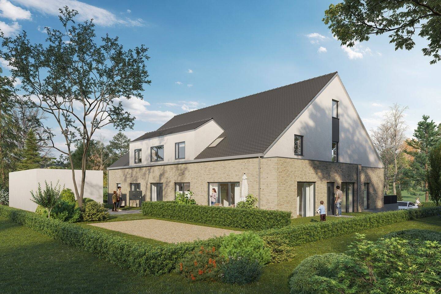 Moderne Neubau-Maisonette-Eigentumswohnung mit großer Dachterrasse mit Südausrichtung in Altenberge, 48341 Altenberge