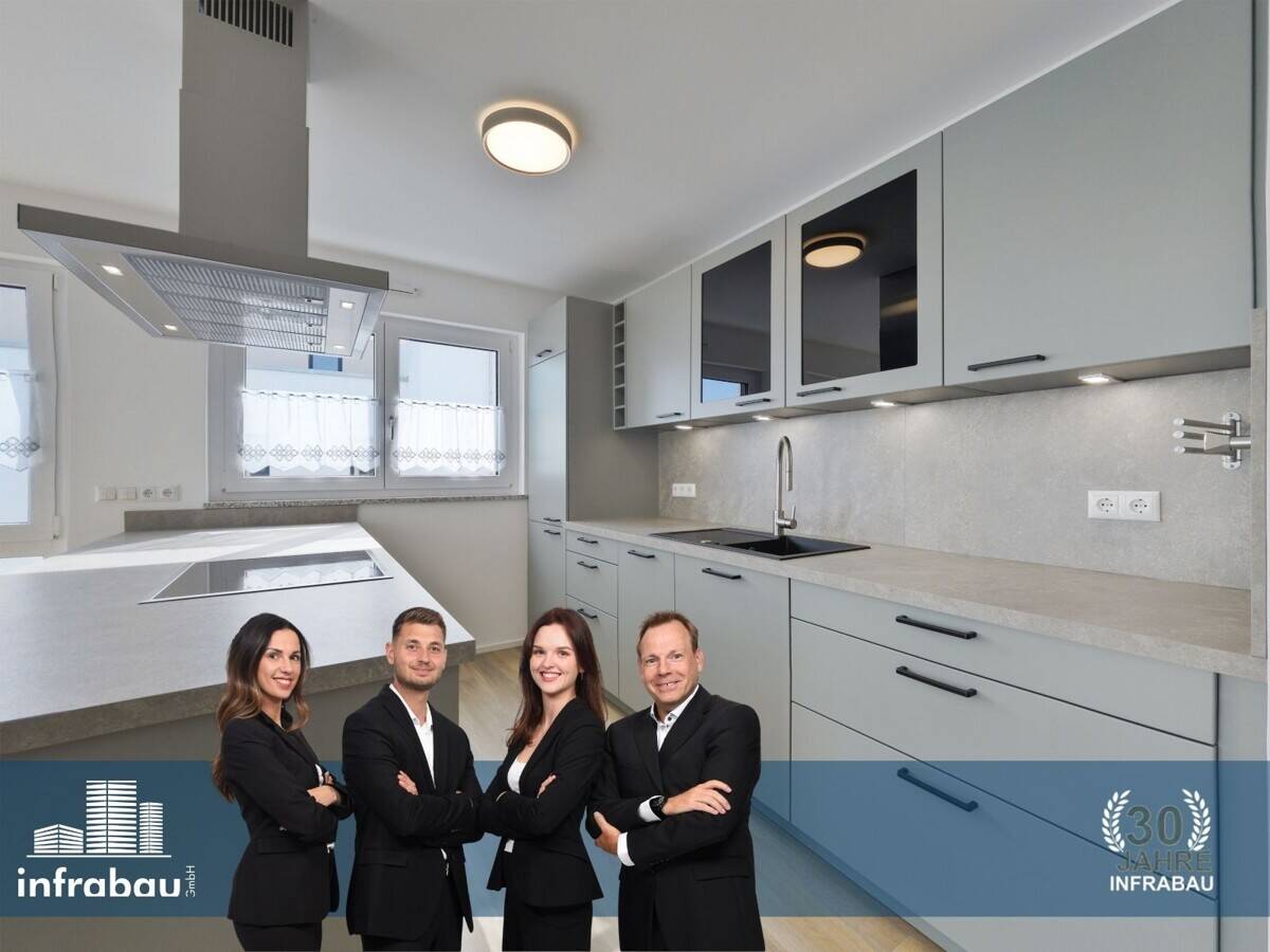 Traumhafte Wohnung mit neuer Küche, Möbelpaket & Balkon, 86391 Stadtbergen