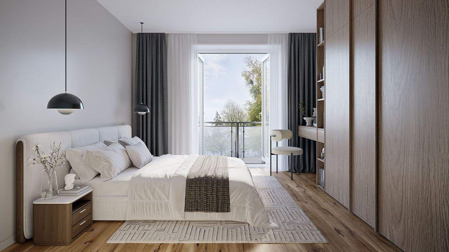 Helle 3-Zimmer Wohnung mit 2 Balkone, 22047 Hamburg (Wandsbek Bramfeld Tonndorf)