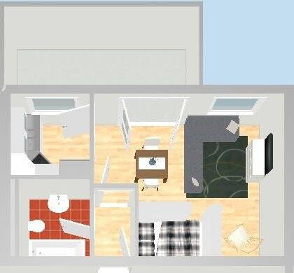 ZU VERMIETEN! Single-Wohnung (1-Zimmer) mit Balkon, 9212 Limbach-Oberfrohna