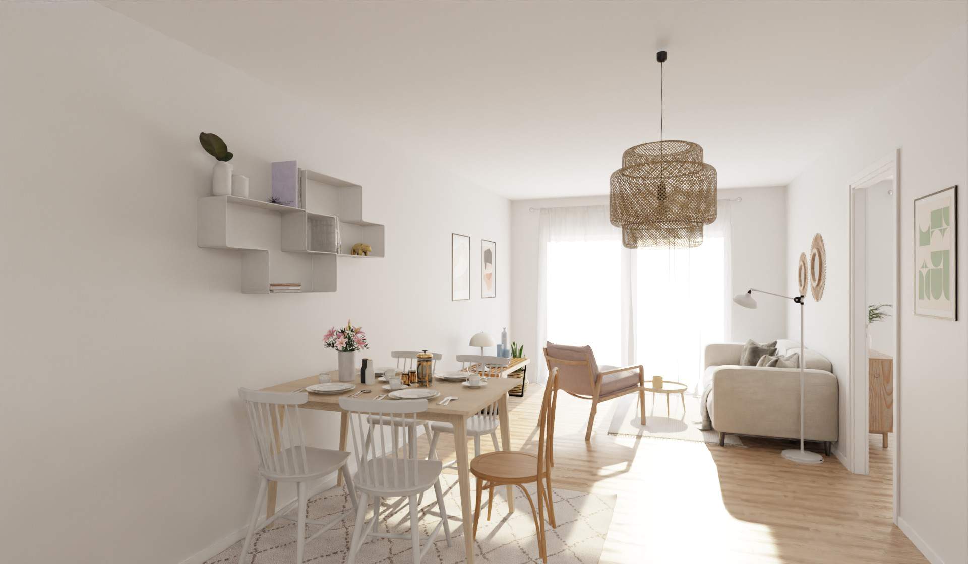 Helle Eigentumswohnung mit bodentiefen Fenstern und Dachterrasse, 76726 Germersheim