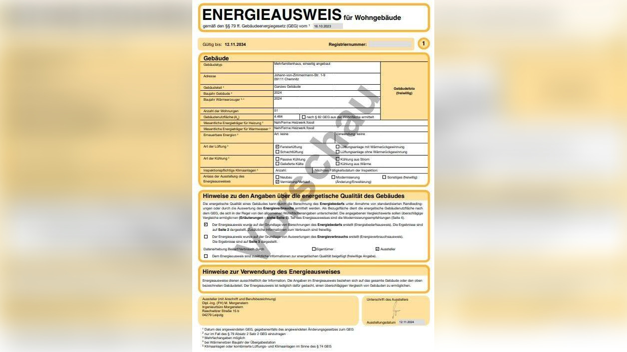 Erstbezug : Exklusiver Neubau im Zentrum mit Balkon, Fußbodenheizung und Parkett! – Chemnitz – Vorschaubild 11