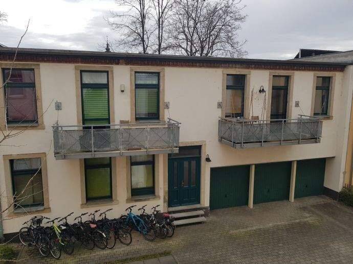 Kleine ruh. 1-R-Single-Wohng. mit gr. Balkon Nähe Elbe u. Ballhaus Watzke in DD-Pieschen, 1127 Dresden (Hellerberge Leipziger Vorstadt Mickten Pieschen-Nord/Trachenberge Pieschen-Süd)