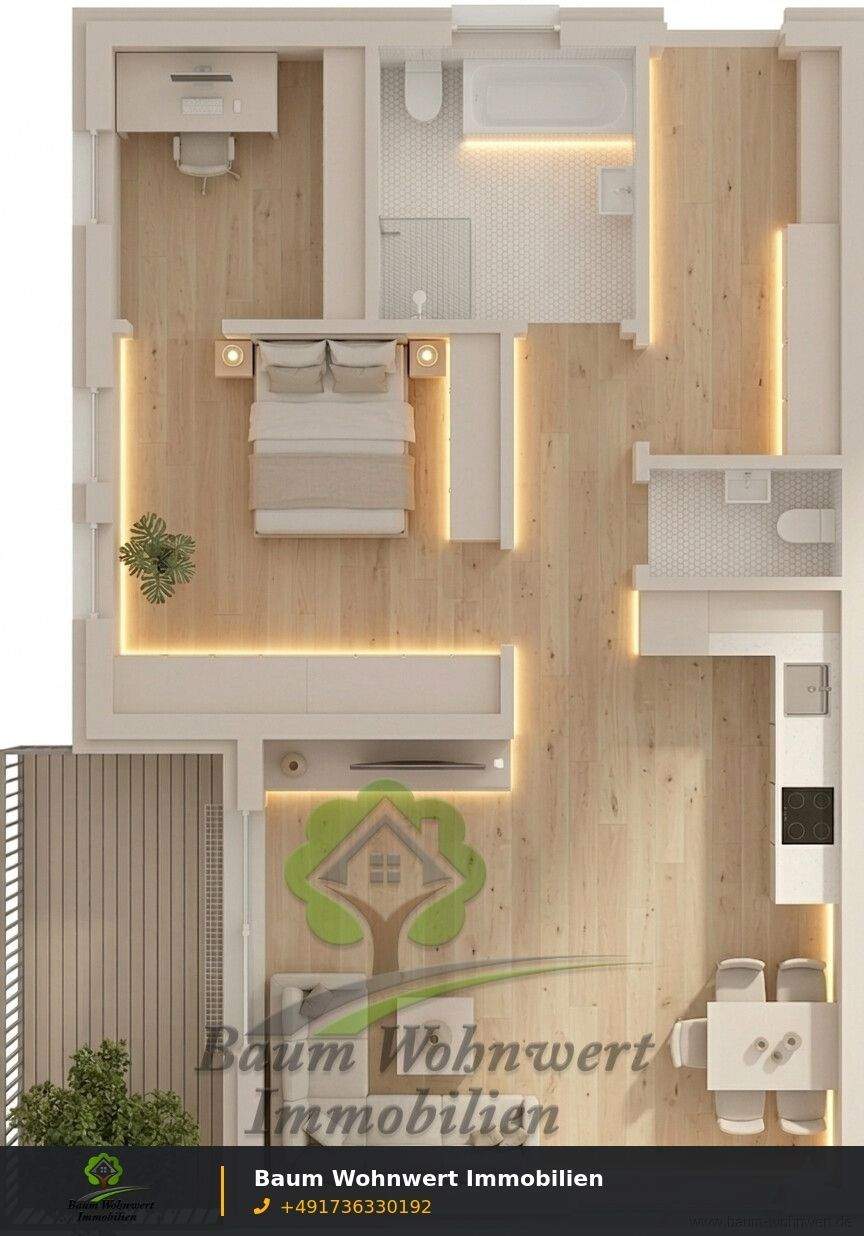 KfW-Förderung & barrierefrei: Provisionsfreie 3-Zi.-EG-Wohnung nahe GD, 73571 Göggingen