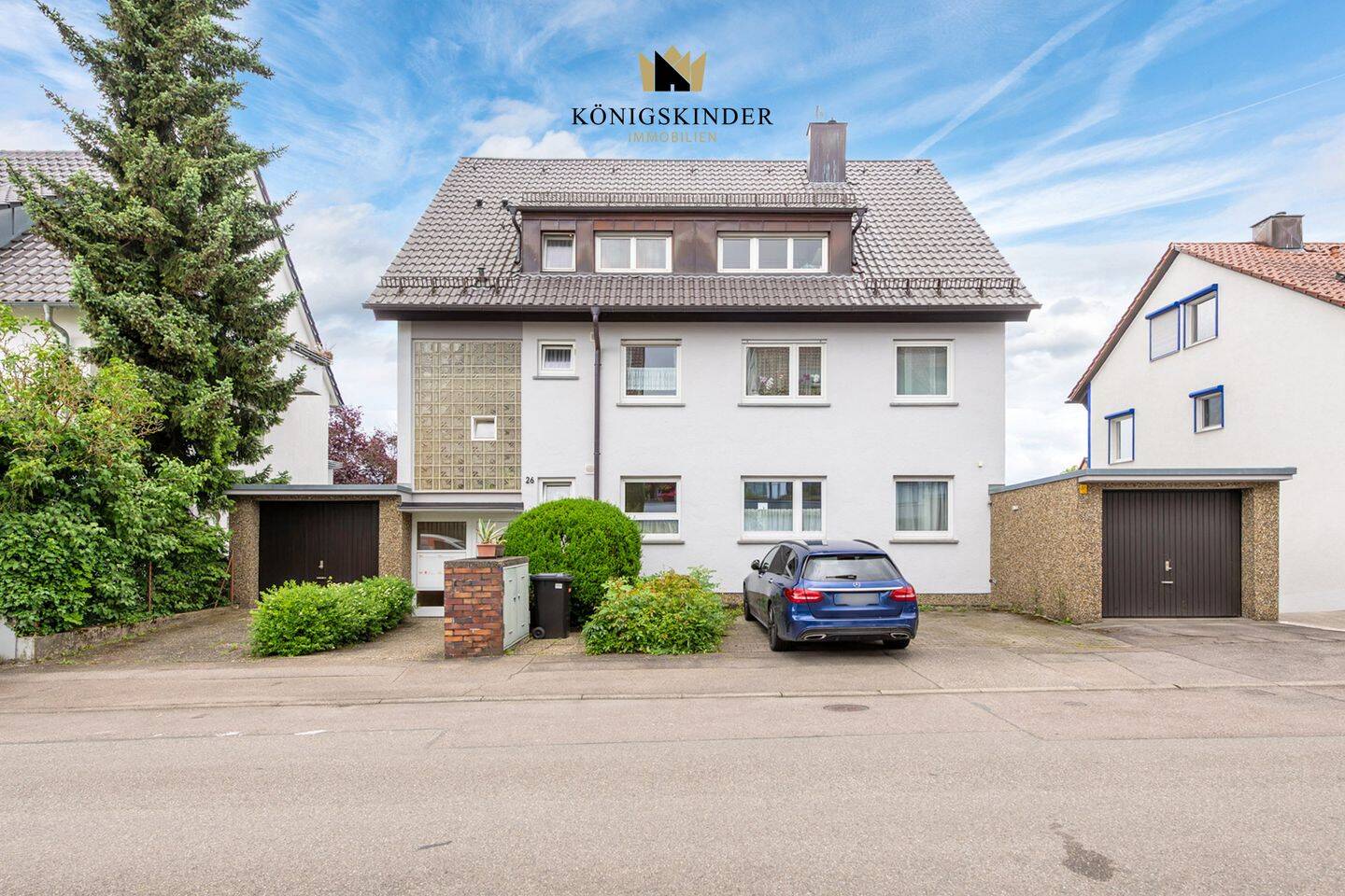 4 Zi zum Wohlfühlen: Top ausgestattete DG-Oase m. Balkon, Weitblick und Stellplatz in Stgt-Stammheim