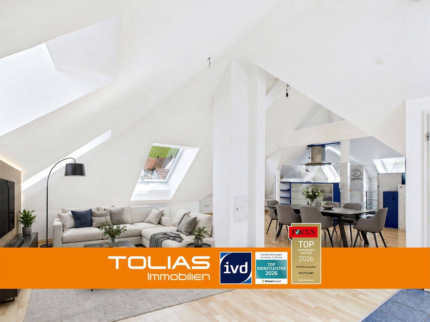 Ein Loft über den Dächern – mit 360° Rundumblick auf außergewöhnlicher Dachterrasse