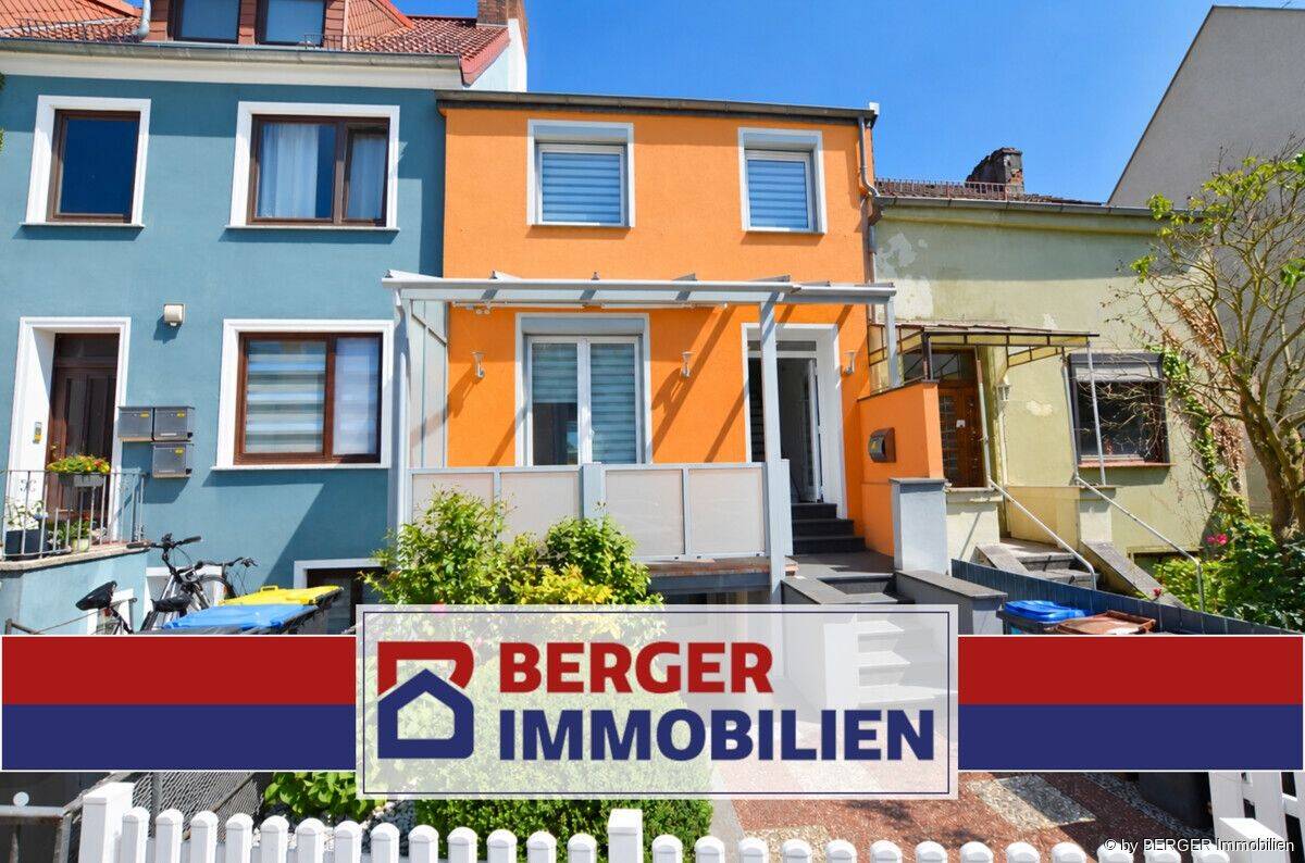 STILVOLL WOHNEN in OSTERFEUERBERG – modernisiertes Reihenhaus mit Veranda und Garten, 28217 Bremen (Handelshäfen Steffensweg Utbremen Westend)