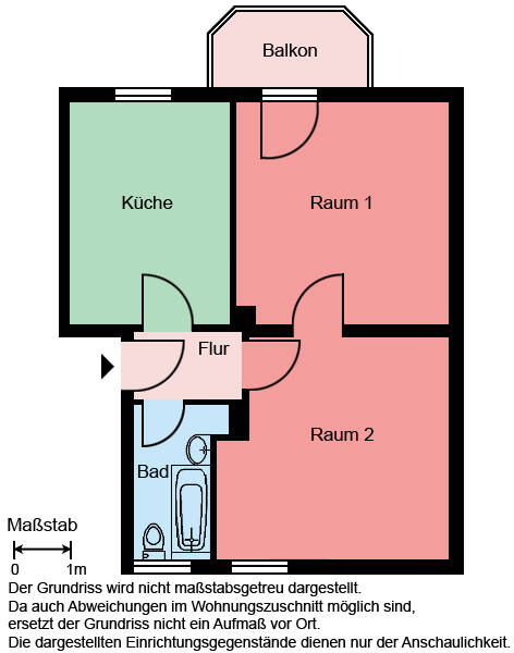 Wird komplett renoviert 2-Zimmer-Wohnung in Castrop-Rauxel Schwerin, 44577 Castrop-Rauxel