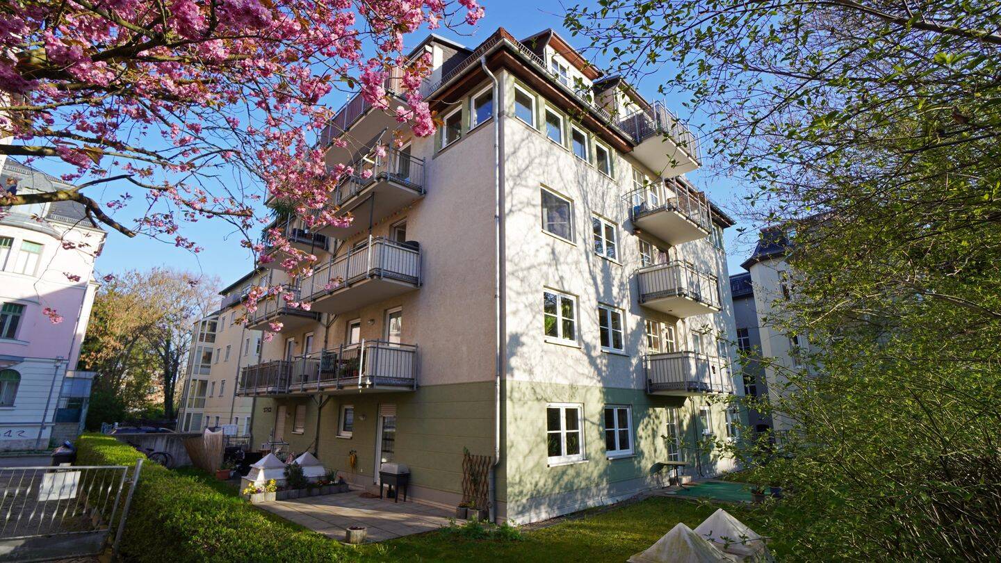 Seltene Gelegenheit im begehrten Musikerviertel Weimars: freie – 3 – Raum-Wohnung mit 2 x Balkon und TG-Stellplatz, 99423 Weimar (Altstadt Innenstadt Nordvorstadt Südstadt Westvorstadt)