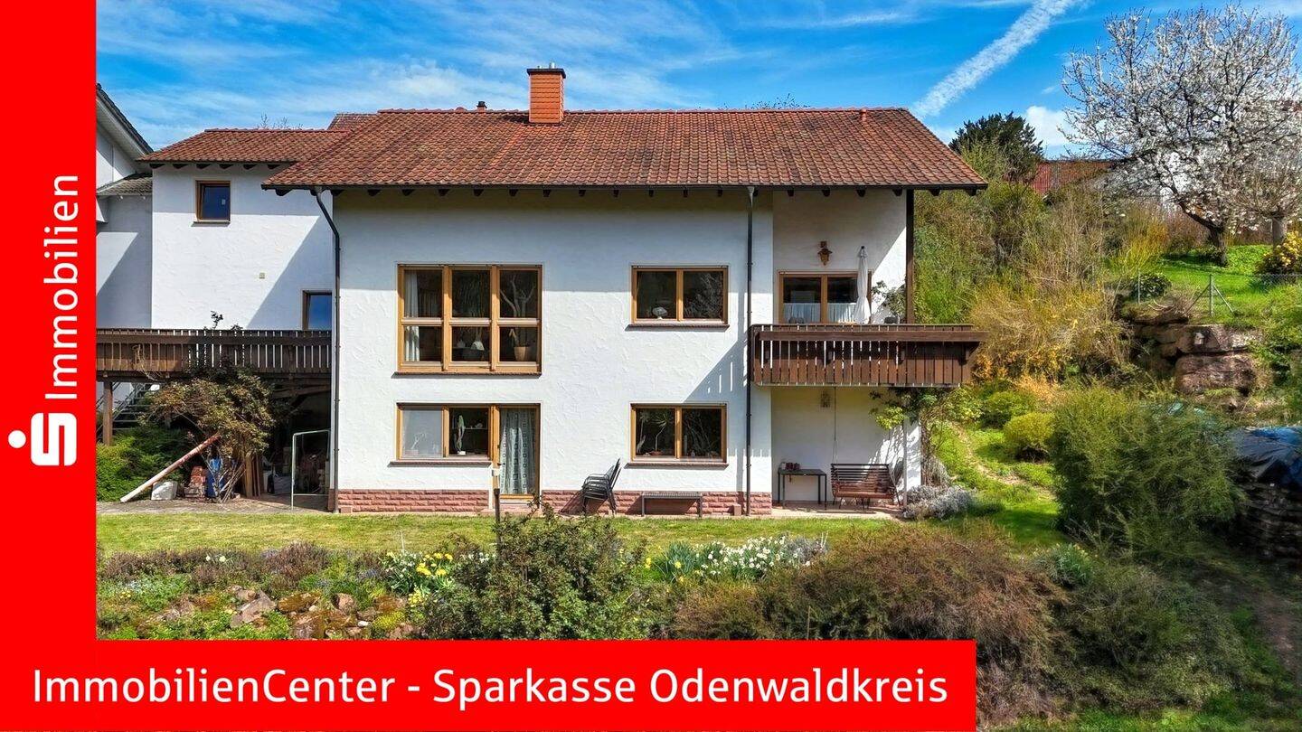 Odenwald pur. Einfamilienhaus mit Doppelgarage in sonniger Südhanglage, 64753 Brombachtal