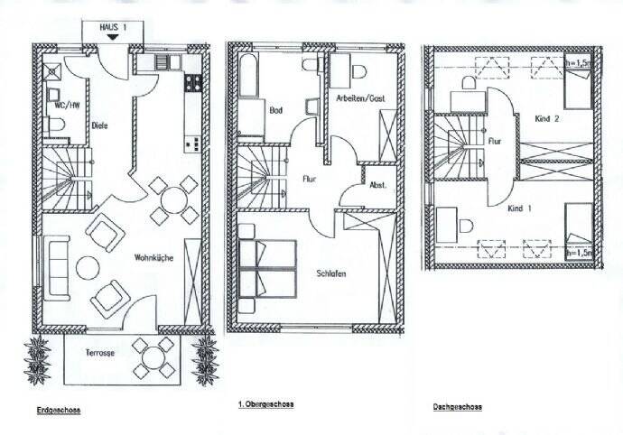 +++ NEU!+MODERNES REIHENECKHAUS+!+5 ZIMMER+GÄSTE-WC+SOLAR+FBH+U.V.M.!!!+++ – Delitzsch – Vorschaubild 3