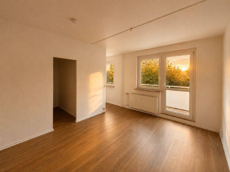 Ideal für Studenten und Azubis – gemütliche Wohnung mit Einbauküche & Weitblick, 7549 Gera (Debschwitz Lusan Röppisch)