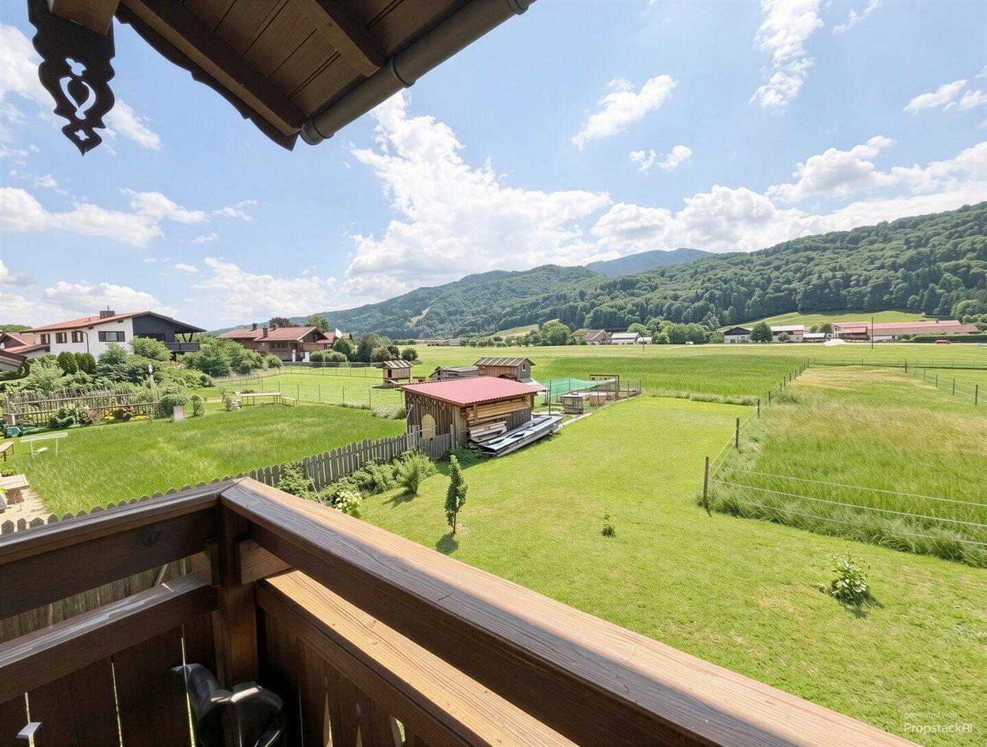 Wohnen auf zwei Ebenen – Großzügige Maisonette-Wohnung  mit beeindruckendem Bergblick, 83346 Bergen