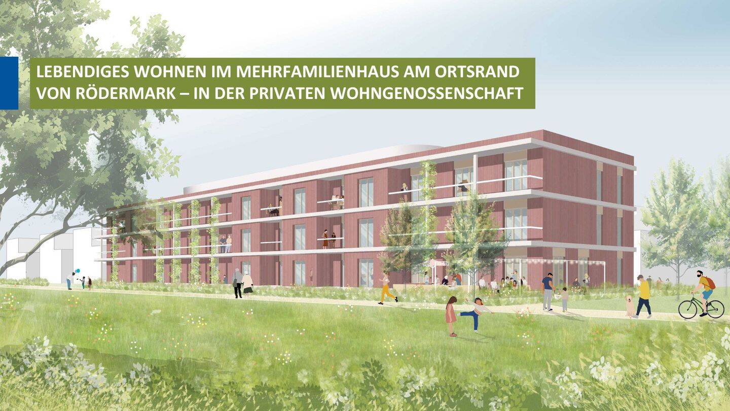 2-Zimmer-Wohnung im Mehrfamilienhaus (EG) (AAS) – private Wohngenossenschaft im Rhein-Main-Gebiet, 63322 Rödermark