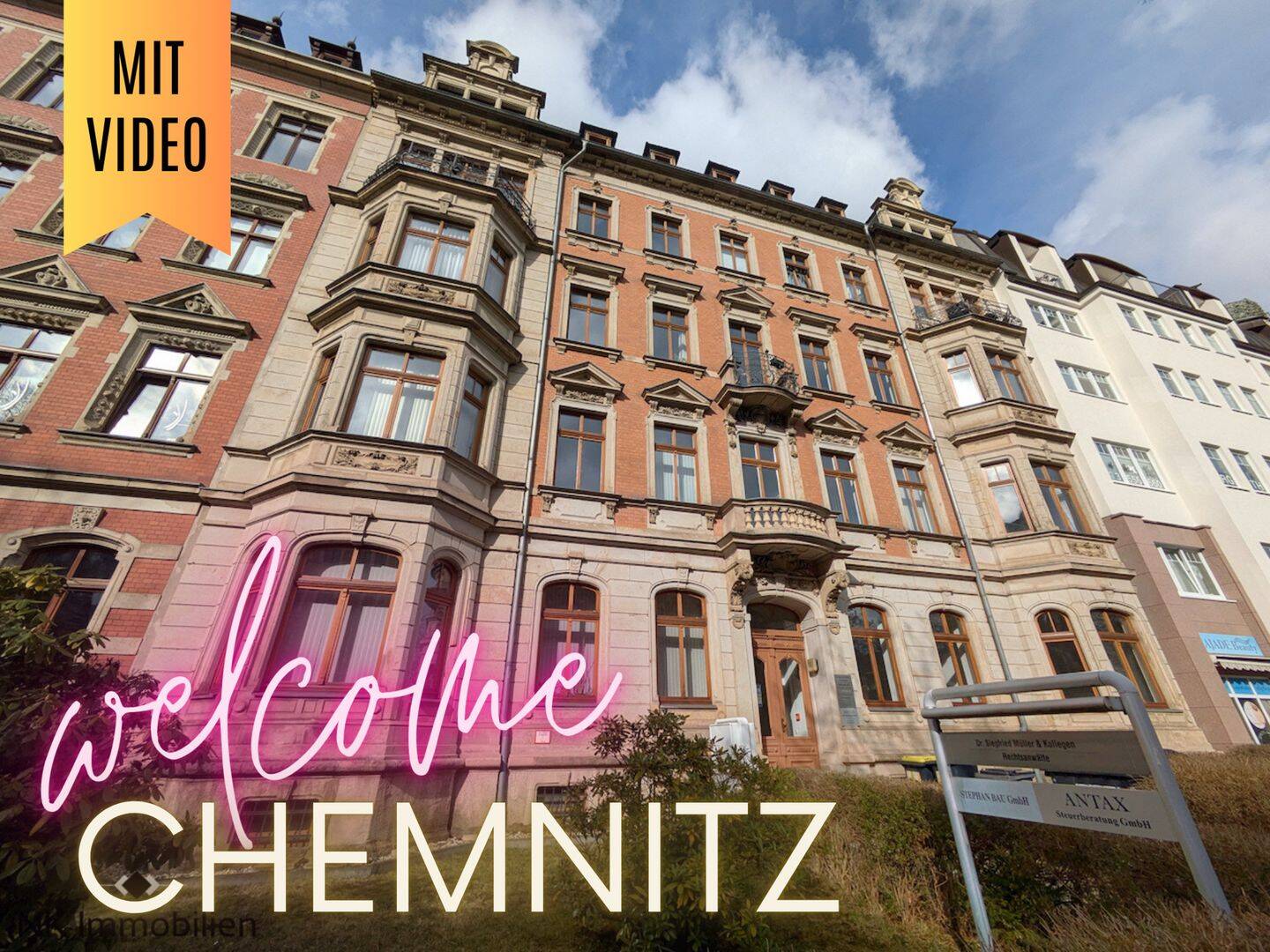 ++ stilvolle, großzügige 2,5-Raum-Wohnung mit Homeoffice, Terrasse & Erker – auf dem Kaßberg ++, 9112 Chemnitz (Altendorf Kaßberg Zentrum)