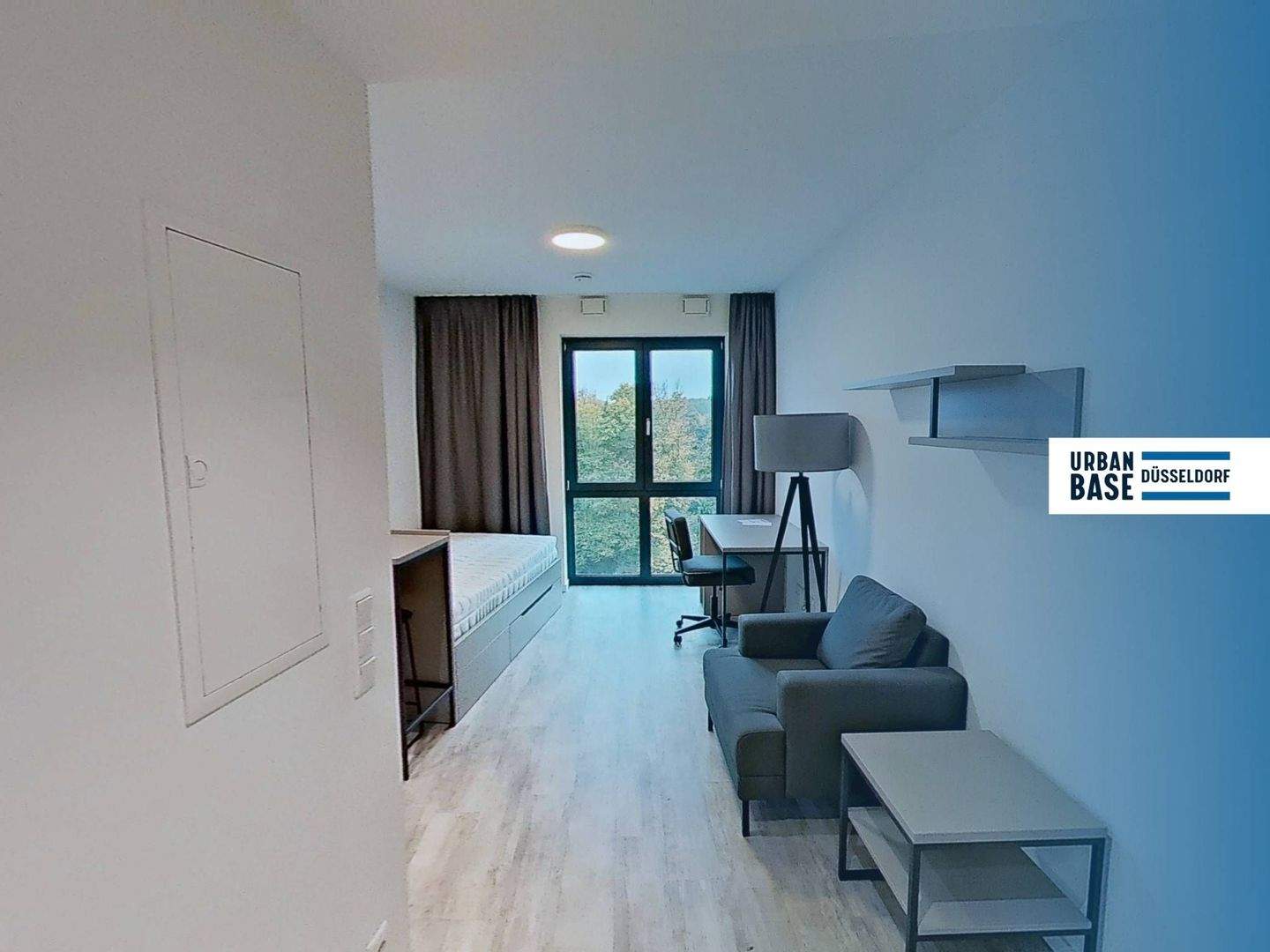 URBAN BASE: Vollmöbliertes Smart-Apartment mit EBK, ALL-IN-MIETE und vielen weiteren EXTRAS, 40225 Düsseldorf (Bilk Flehe Oberbilk Wersten)