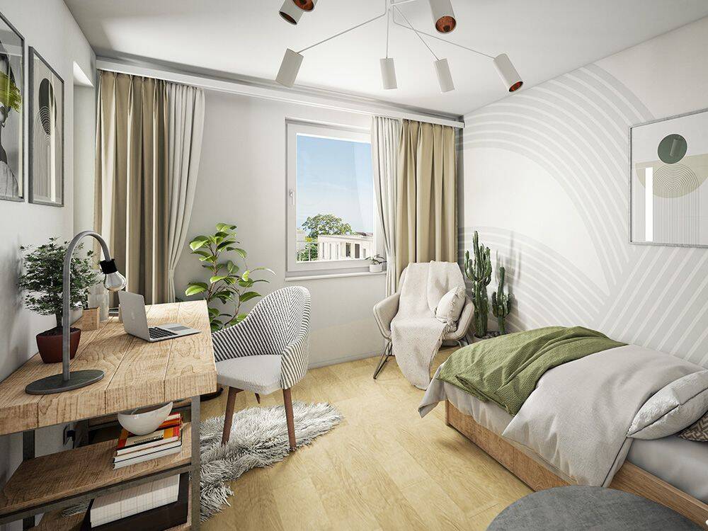 Familienwohnung | Loggia | Bad mit großer Dusche | Küche m. Essplatz | Smart-Home | Aufzug, 99091 Erfurt (Berliner Platz Gispersleben Moskauer Platz Roter Berg)