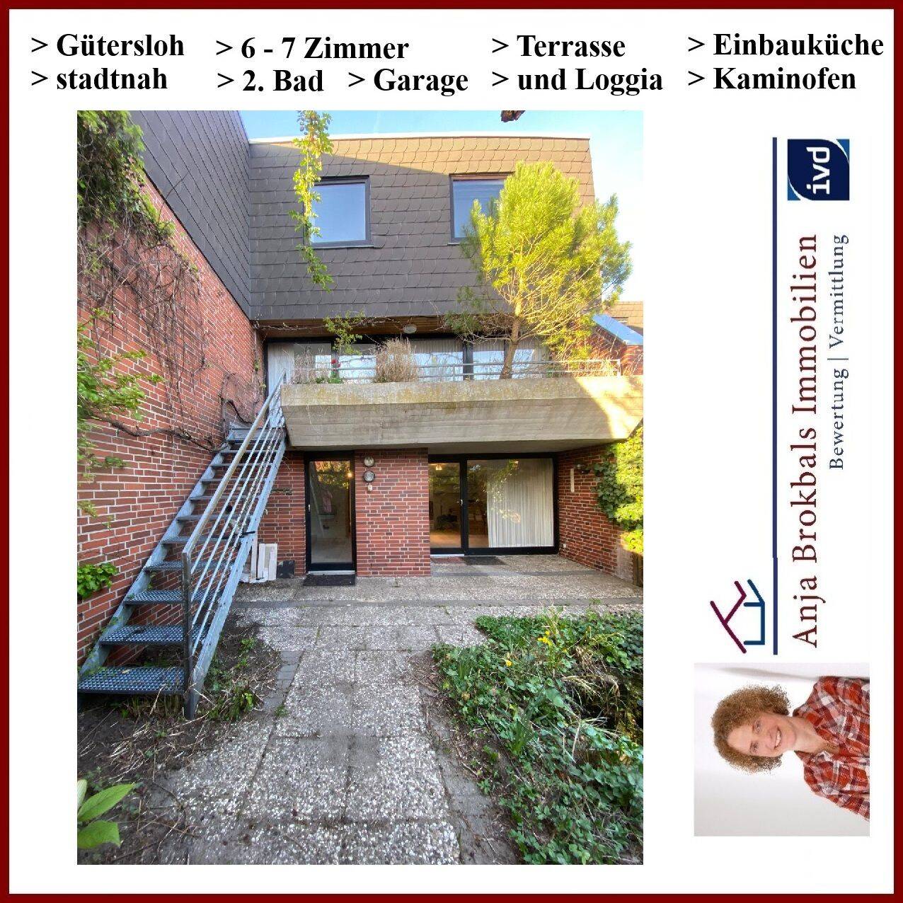 GT: Stadtnah, Reihenhaus mit Garage_provisionsfrei für Käufer, 33334 Gütersloh