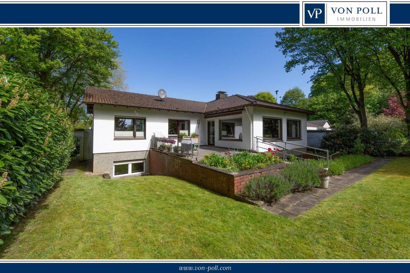Großzügiger Bungalow mit Kamin und Wohlfühlgarten in ruhiger Sackgassenlage, 44149 Dortmund