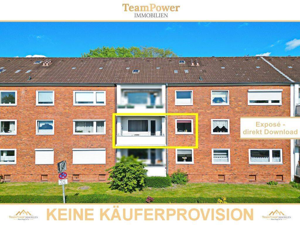Kompakt, charmant, stadtnah – ETW mit Südbalkon, 24148 Kiel (Ellerbek Wellingdorf)