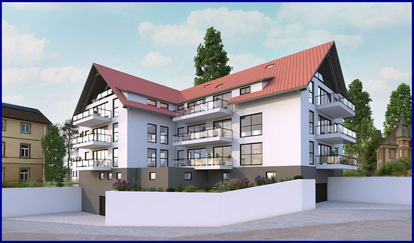 Bonndorf – Neubau altersgerechte 2-Zimmerwohnung EG – 78m² KFW 40 QNG Standard, 79848 Bonndorf im Schwarzwald