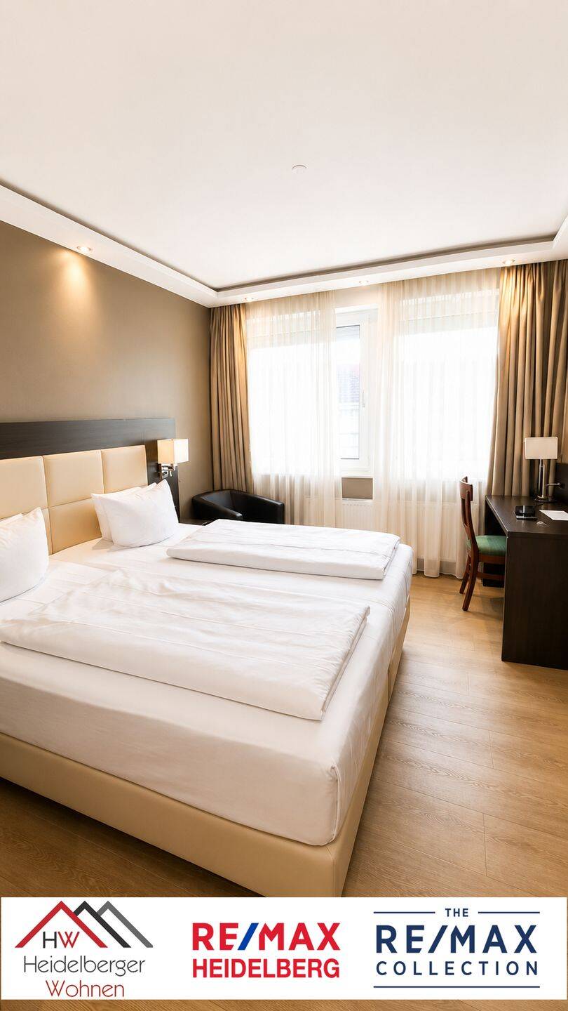 Hotel-Atmosphäre: vollausgestattetes möbliertes ehemaliges Hotelzimmer in Karlsruhe zu vermieten., 76133 Karlsruhe