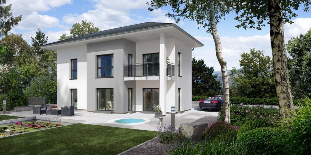 Individuell geplante Villa mit Pool und Wintergarten in 97794, 97794 Rieneck