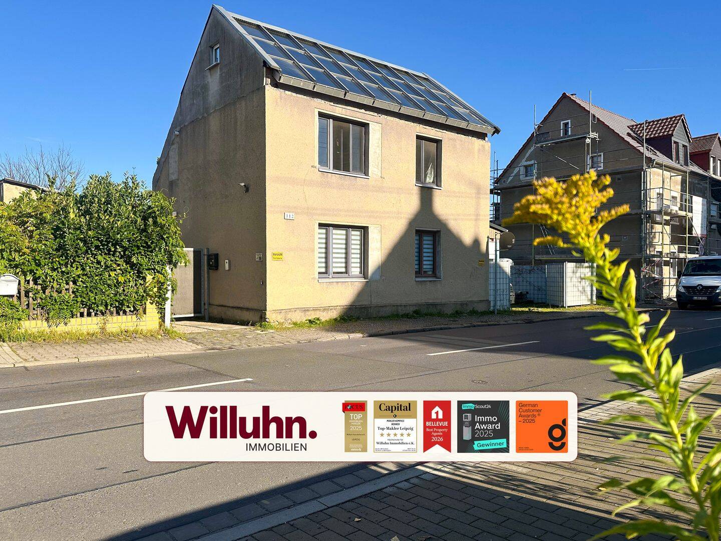 Bezugsfrei: Massives Einfamilienhaus | 2019 teilsaniert | Kamin | EBK inkl., 4158 Leipzig (Güterverkehrszentrum Lindenthal Lützschena-Stahmeln Wiederitzsch)